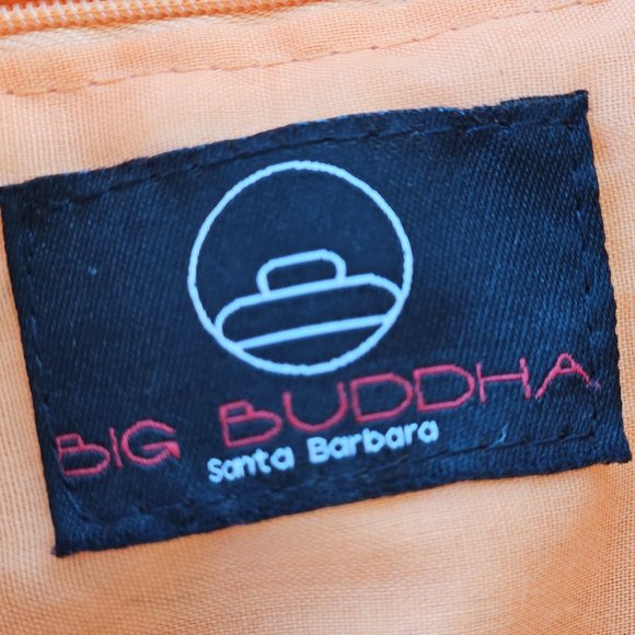 Big Budda Paper Straw Crochet /Beaded Hobo Bag - Picture 5 of 7